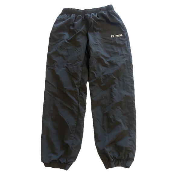 YoungLA Pants Mens Large Black Track Joggers Elastic Ankle Lightweight Training - Picture 1 of 12